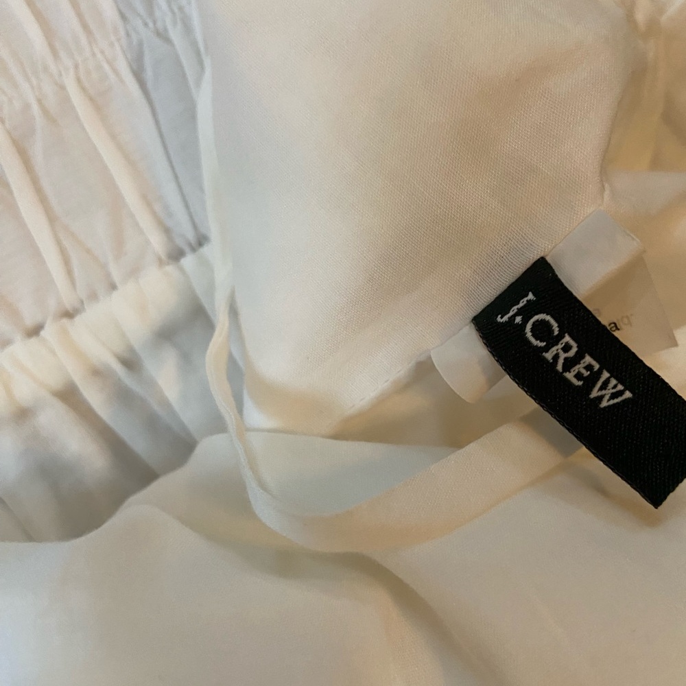 J. Crew White Ruffle Dress - Picture 4 of 6